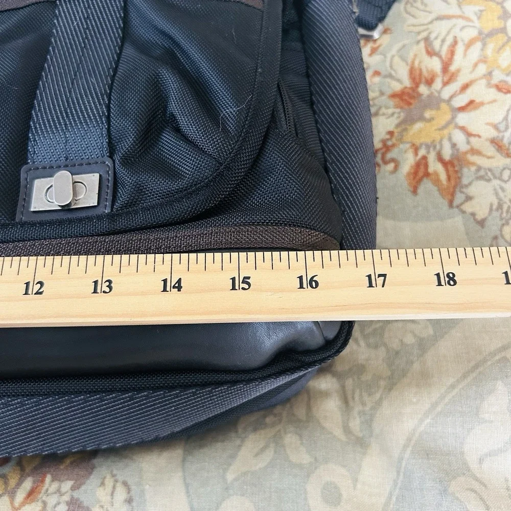 Tumi Alpha Bravo Pinckney Flap Brief Ballistic Nylon 22634 Travel Messenger